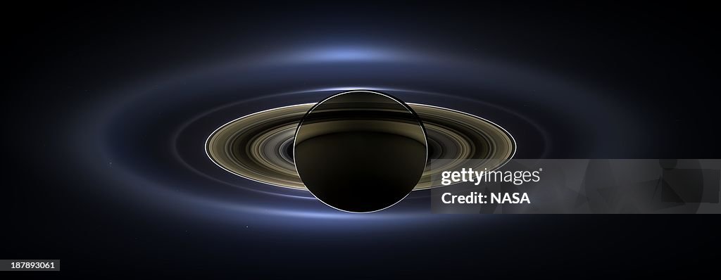 Cassini Spacecraft Sends Picture Of Backlit Saturn