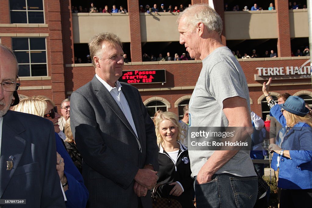 Unveiling of the Larry Bird Statue