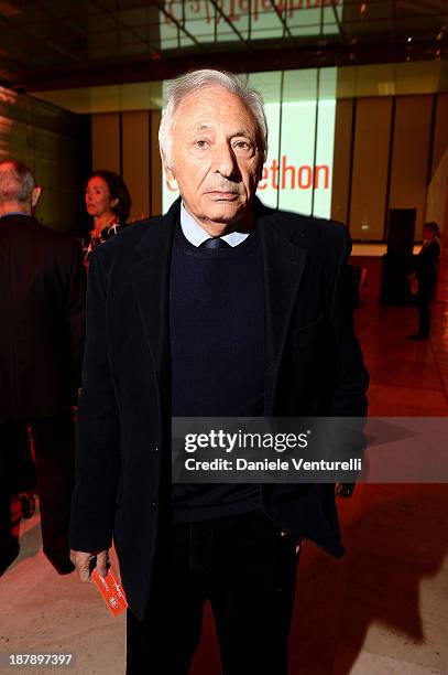 Giulio Mogol attends the Gala Telethon 2013 Roma during The 8th Rome Film Festival on November 13, 2013 in Rome, Italy.