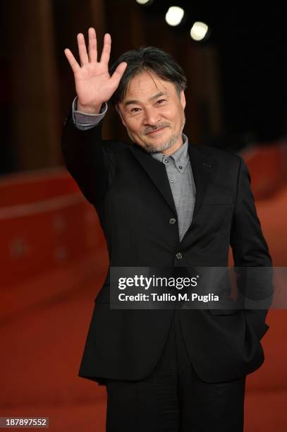 Director Kiyoshi Kurosawa attends the 'Seventh Code' Premiere during The 8th Rome Film Festival at Auditorium Parco Della Musica on November 13, 2013...