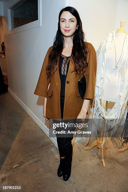 Shiva Rose attends the Beth Yorn Photography Show at Roseark on November 7, 2013 in West Hollywood, California.