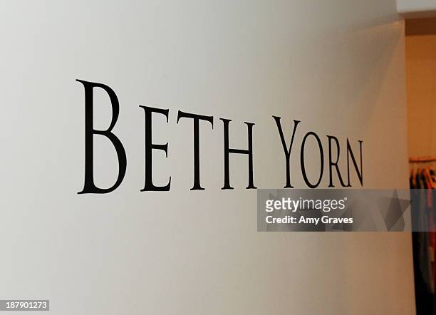 General view of the atmosphere at the Beth Yorn Photography Show at Roseark on November 7, 2013 in West Hollywood, California.