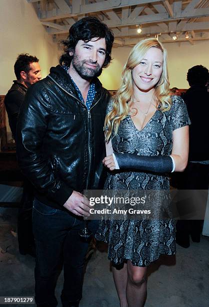 Pete Yorn and Beth Yorn attend the Beth Yorn Photography Show at Roseark on November 7, 2013 in West Hollywood, California.