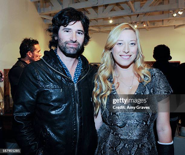 Pete Yorn and Beth Yorn attend the Beth Yorn Photography Show at Roseark on November 7, 2013 in West Hollywood, California.