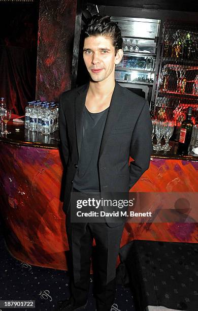 Cast member Ben Whishaw attends an after party celebrating the press night performance of 'Mojo' at Cafe de Paris on November 13, 2013 in London,...