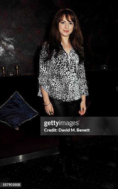 Tamla Kari attends an after party celebrating the press night performance of 'Mojo' at Cafe de Paris on November 13, 2013 in London, England.