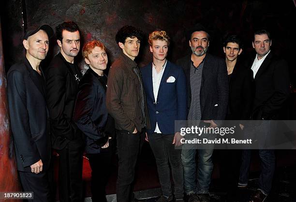 Director Ian Rickson, Daniel Mays, Rupert Grint, Colin Morgan, Tom Rhys Harries, writer Jez Butterworth, Ben Whishaw and Brendan Coyle attend an...