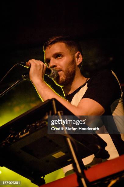 Max Hershenow of MS MR performs live during a concert at Astra on November 13, 2013 in Berlin, Germany.