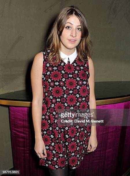 Georgia Groome attends an after party celebrating the press night performance of 'Mojo' at Cafe de Paris on November 13, 2013 in London, England.
