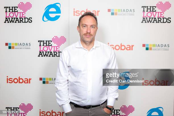 Wikipedia Founder, Jimmy Wales attends The Third Annual Lovie Awards at LSO St Luke's on November 13, 2013 in London, England. Now in it's 3rd year,...