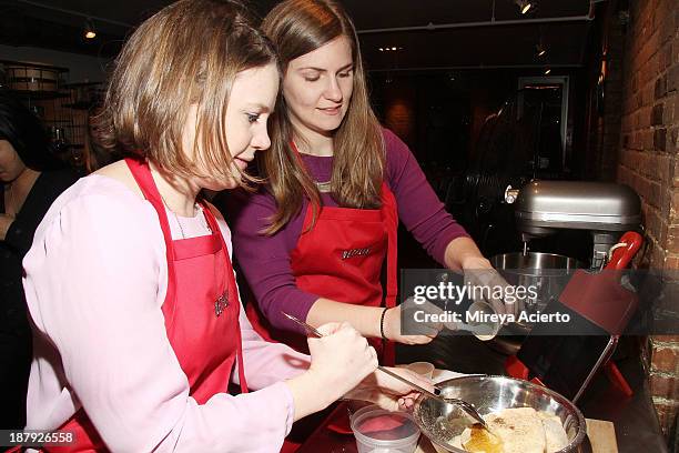 Guests attend the Cooking with Curtis Stone and Netflix event at Miette Culinary Studio on November 13, 2013 in New York City.