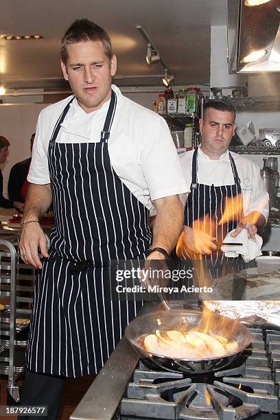 Chef Curtis Stone attends the Cooking with Curtis Stone and Netflix event at Miette Culinary Studio on November 13, 2013 in New York City.