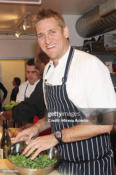 Chef Curtis Stone attends the Cooking with Curtis Stone and Netflix event at Miette Culinary Studio on November 13, 2013 in New York City.