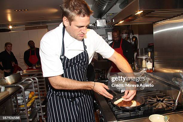 Chef Curtis Stone attends the Cooking with Curtis Stone and Netflix event at Miette Culinary Studio on November 13, 2013 in New York City.