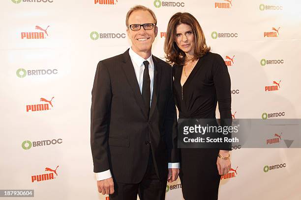 Kirby Dick and Amy Ziering Kofman attend the PUMA Impact Award 2013 at TheTimesCenter on November 13, 2013 in New York City.