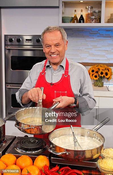 Wolfgang Puck shares recipes on "Good Morning America," 11/13/13, airing on the Walt Disney Television via Getty Images Television Network. WOLFGANG...