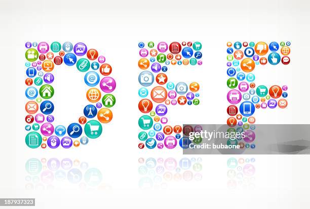 52 Def Icons High Res Illustrations - Getty Images
