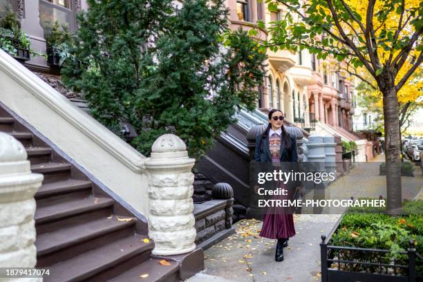 around upper west side manhattan new york - skirt stock pictures, royalty-free photos & images
