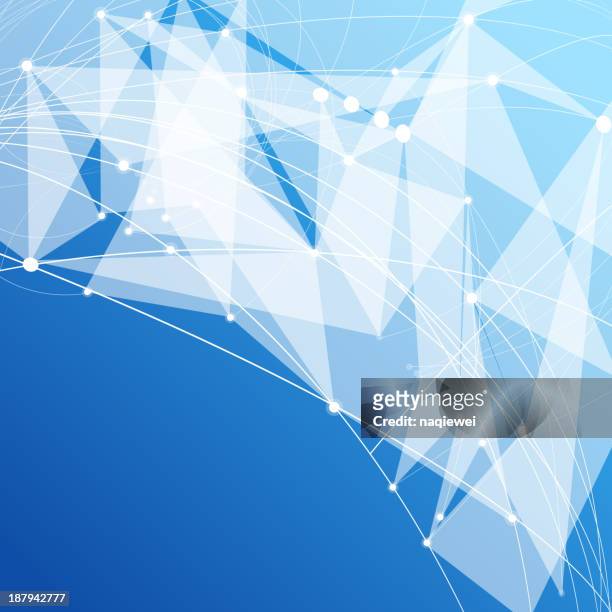 blue abstract technology background - bandwidth management stock illustrations