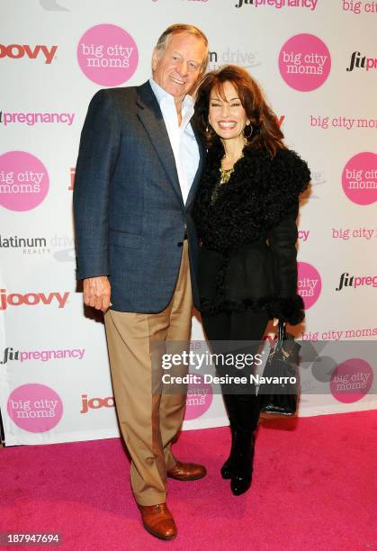 Helmut Huber and actress Susan Lucci attend Big City Moms 18th Biggest Baby Shower Ever at Metropolitan Pavilion on November 13, 2013 in New York...