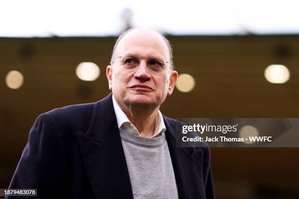 Mark Tucker, Chairman of the board of directors of HSBC looks on ahead of the Premier League match between Wolverhampton Wanderers and Chelsea FC at...