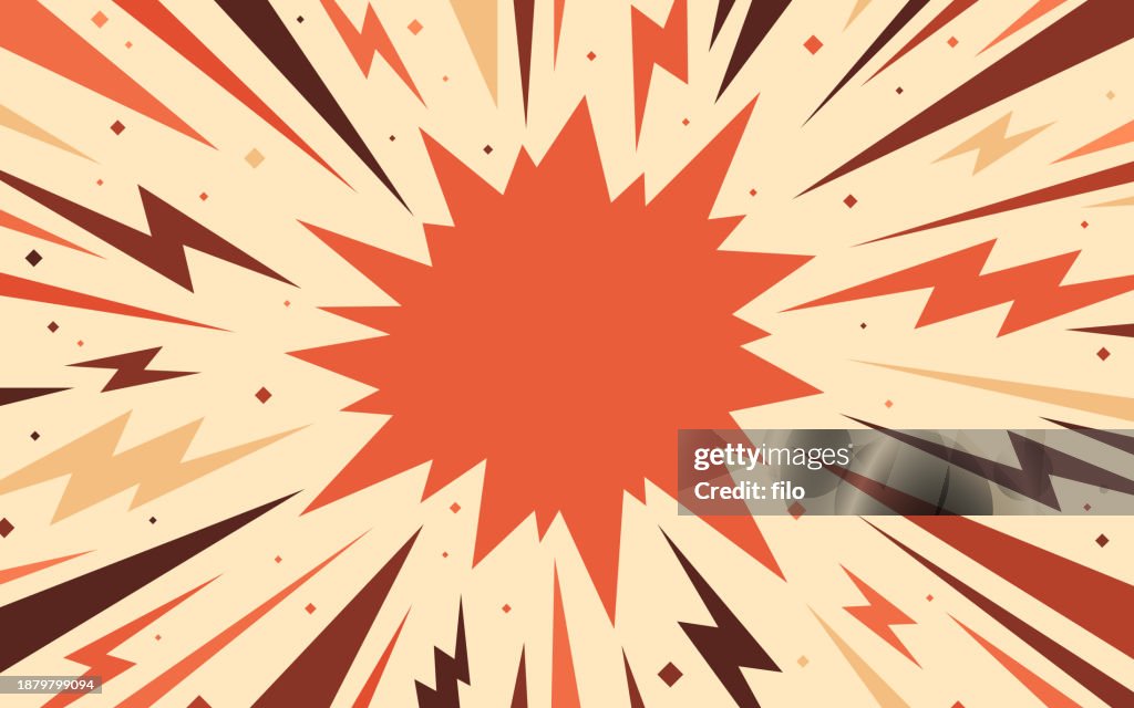 Blast Zap Excitement Explosion Abstract Background