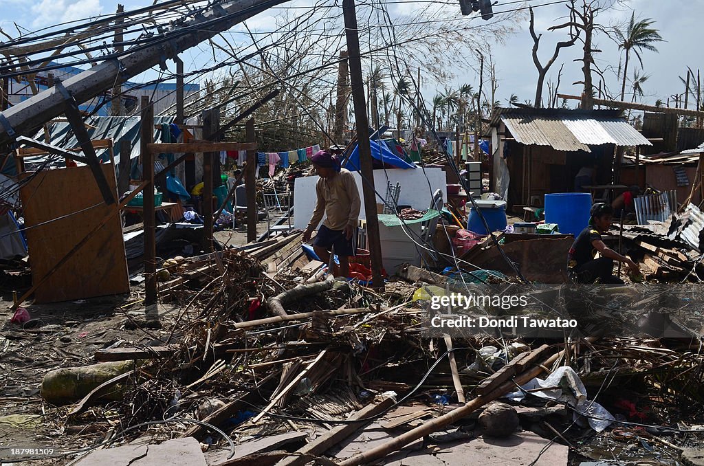Relief Effort Continues In The Philippines After Typhoon Haiyan Devastation