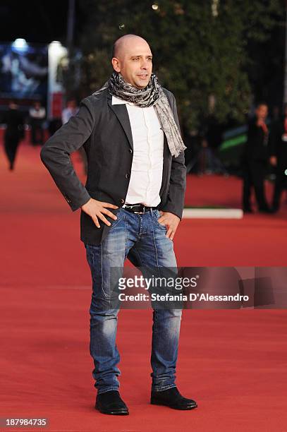 Checco Zalone attends 'Checco Zalone' Premiere during The 8th Rome Film Festival on November 14, 2013 in Rome, Italy.