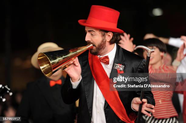 Band performs during The 8th Rome Film Festival on November 14, 2013 in Rome, Italy.