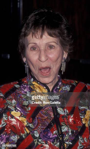 Alice Ghostley attends Eighth Annual Genesis Awards on March 12, 1994 at the Century Plaza Hotel in Century City, California.