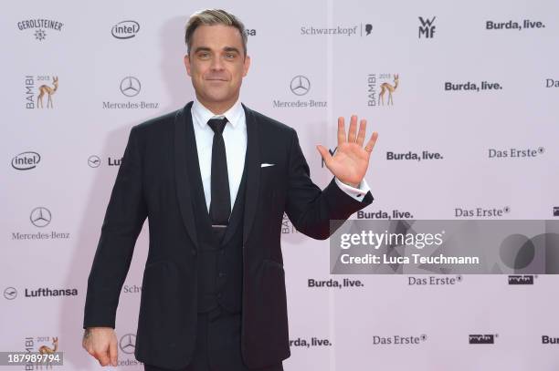 Robbie Williams attends the Bambi Awards 2013 at Stage Theater on November 14, 2013 in Berlin, Germany.