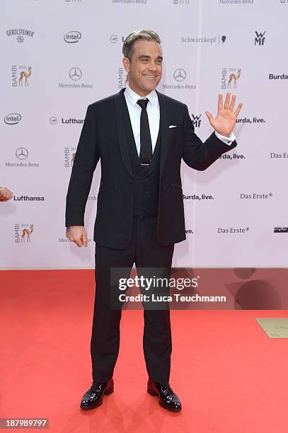 Robbie Williams attends the Bambi Awards 2013 at Stage Theater on November 14, 2013 in Berlin, Germany.