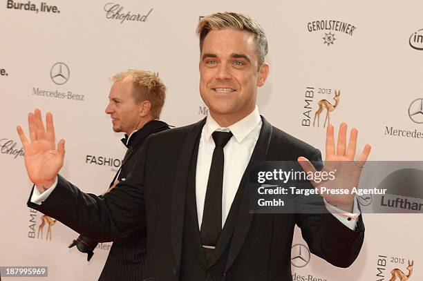 Robbie Williams attends the Bambi Awards 2013 at Stage Theater on November 14, 2013 in Berlin, Germany.