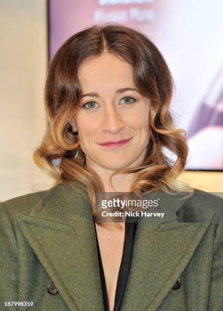 Leah Wood attends the opening of Dior Beauty Boutique on November 14, 2013 in Covent Garden, London, England.