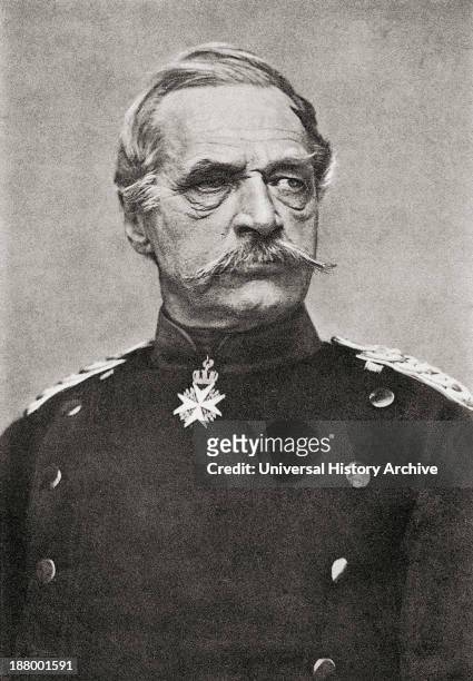 Albrecht Theodor Emil Graf Von Roon, 1803  1879. Prussian Soldier, Statesman And Minister Of War. From Bismarck, The Trilogy Of A Fighter Published...