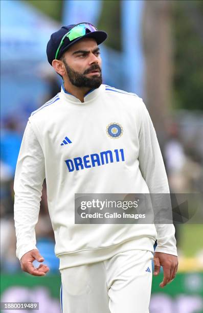 Virat Kohli of India during day 2 of the 1st test match between South Africa and India at SuperSport Park on December 27, 2023 in Centurion, South...