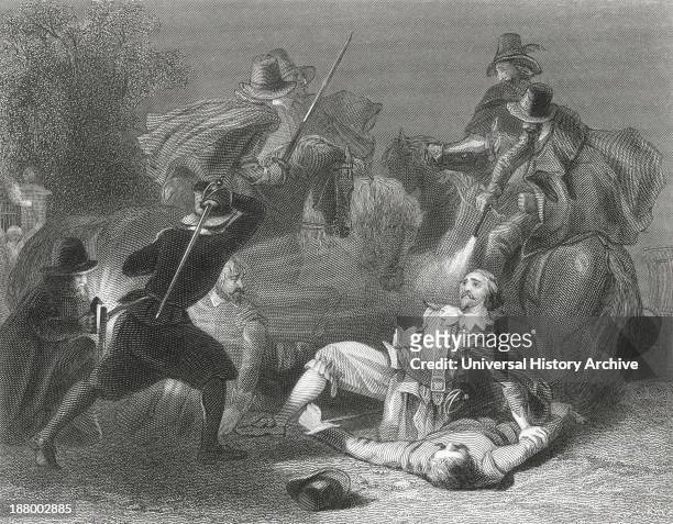 The Murder Of Lord Kilwarden By Robert Emmet's Rebels In Dublin, Ireland 1803. Arthur Wolfe, 1St Viscount Kilwarden, 1739 To 1803. Irish Peer,...