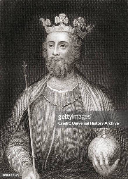 Edward Ii, 1284  1327, Aka Edward Of Caernarfon. King Of England. From The History Of England Published 1859.