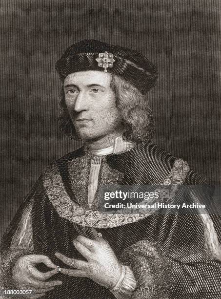 Richard Iii, 1452  1485. King Of England. From The History Of England Published 1859.
