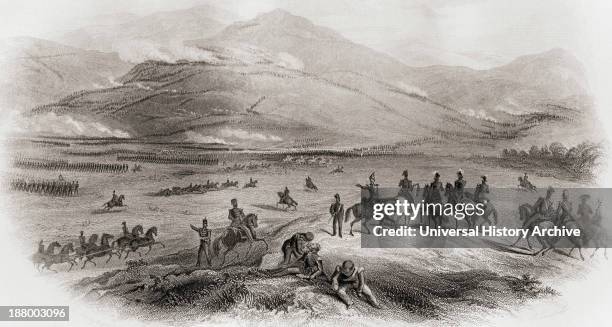 The Battle Of The Alma River, During The Crimean War, Crimea In 1854. From The History Of England Published 1859.
