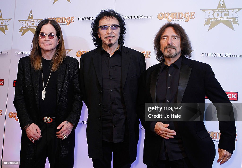 Classic Rock Roll Of Honour - Arrivals