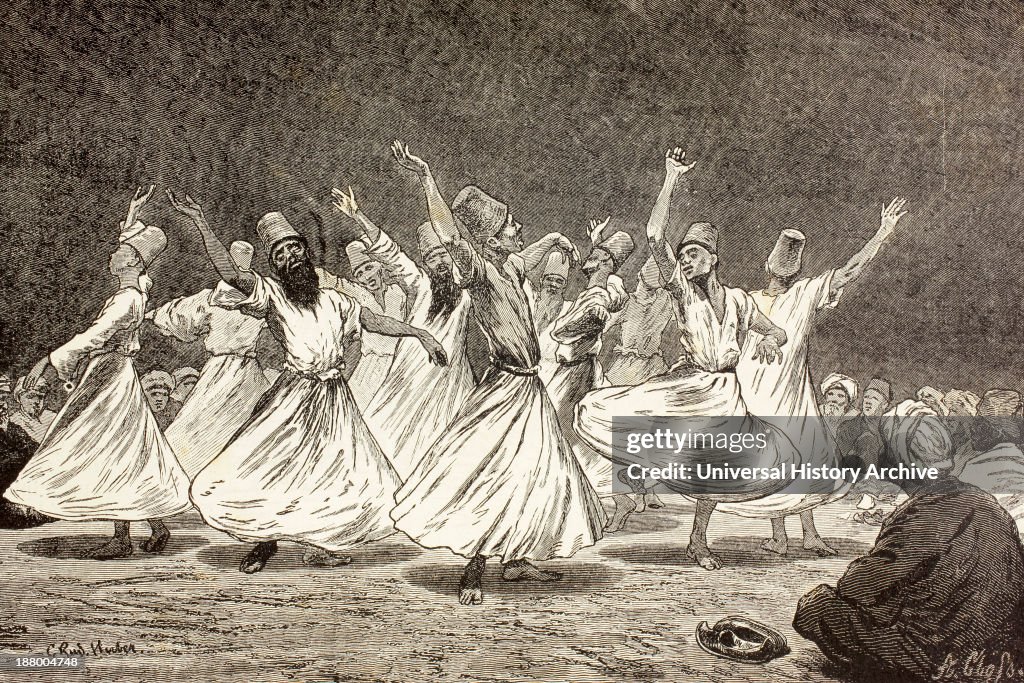 Whirling Dervishes In The 19Th Century