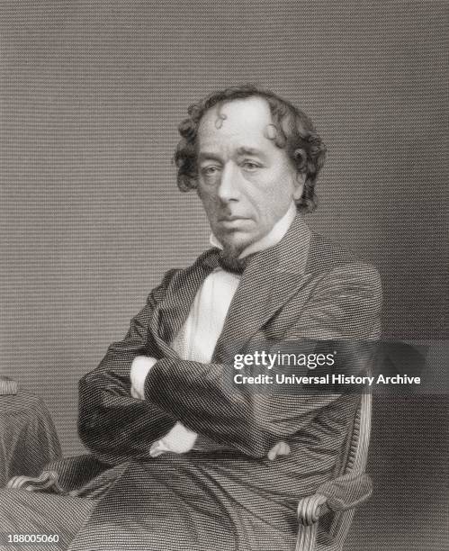 Benjamin Disraeli, 1St Earl Of Beaconsfield, 1804 To 1881. British Prime Minister, Parliamentarian, Conservative Statesman And Literary Figure. From...