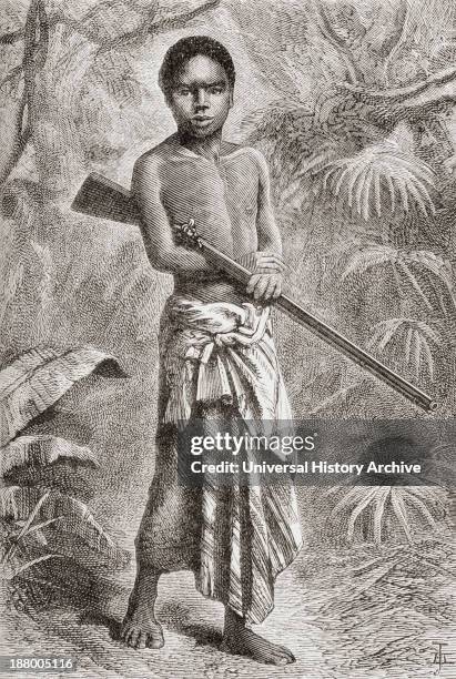 Ndugu MHali Or Kalulu , C. 1865 To 1877. African Personal Servant And Adopted Child Of The Explorer And Journalist Henry Morton Stanley. From Africa...