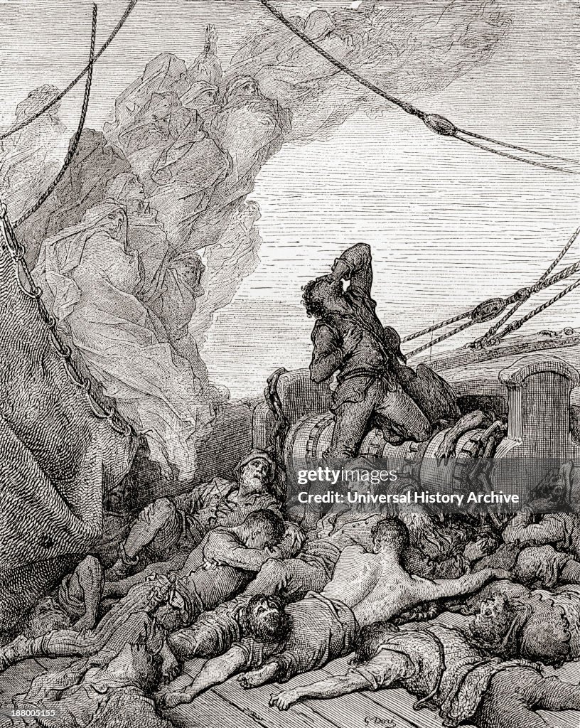 After The Original Drawing By Gustave Dore For The Rime Of The Ancient Mariner