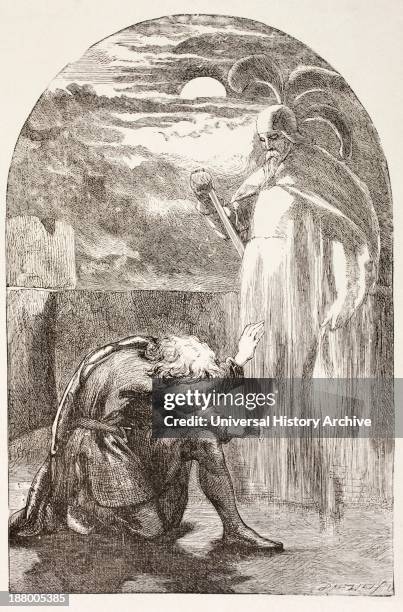 Hamlet Crying Hamlet Sees A Ghost Photos et images de collection - Getty Images