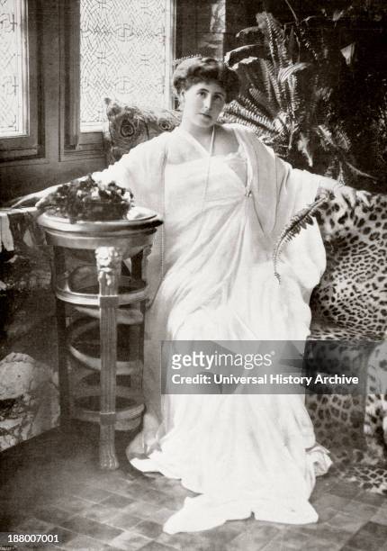 Marie Of Romania 1875 1938. English Born Queen Consort Of Romania From 1914 To 1927, As Wife Of Ferdinand I Of Romania. From La Esfera, 1914.