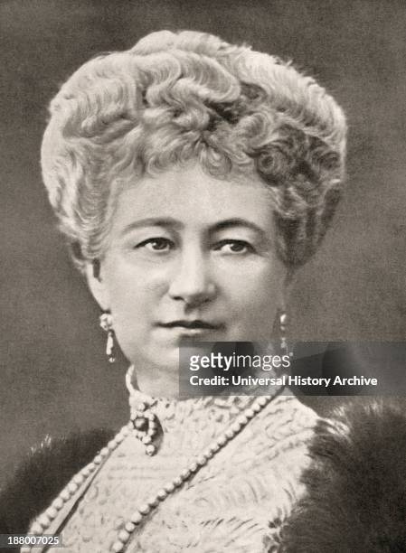 Augusta Victoria Of Schleswig-Holstein, 1858  1921. Last German Empress And Queen Of Prussia. From La Esfera, 1914.