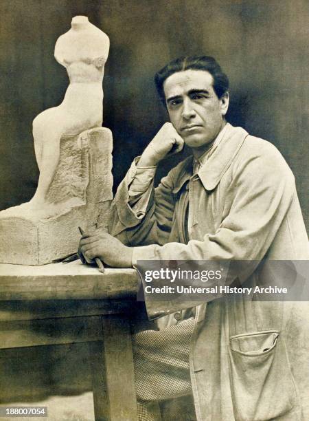 Mateo Inurria Lainosa, 1867  1924. Spanish Sculptor. From La Esfera, 1914.