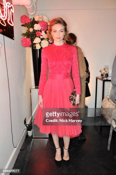 Eleanor Tomlinson attends the opening of Dior Beauty Boutique on ...